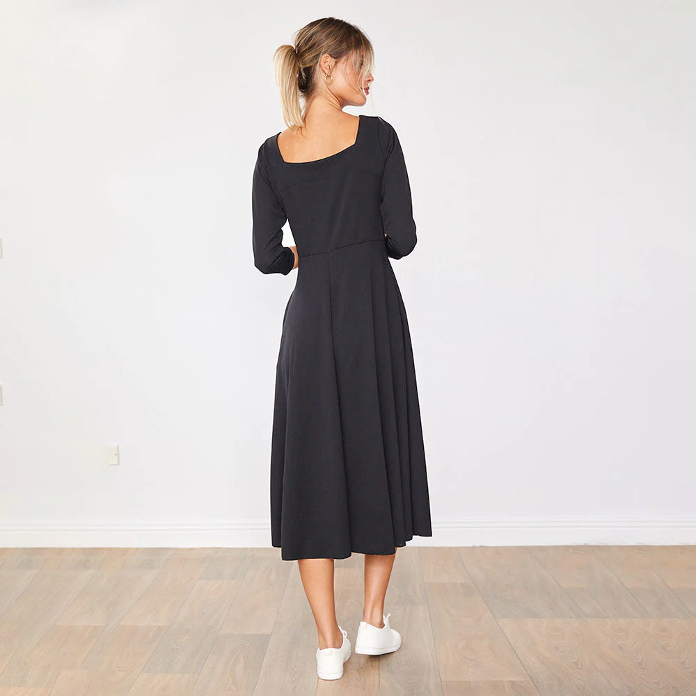 Molly Dress (Black) - Image 6
