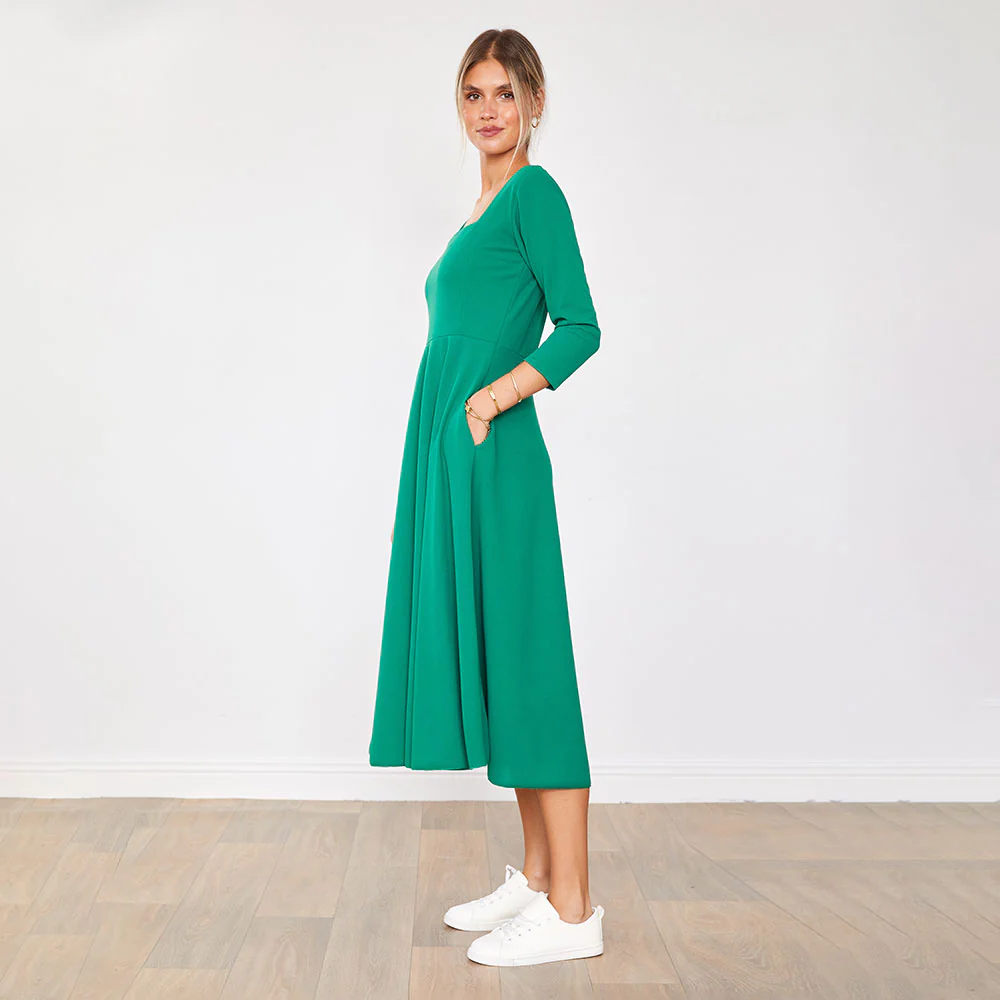 Molly Dress (Green) - Image 12