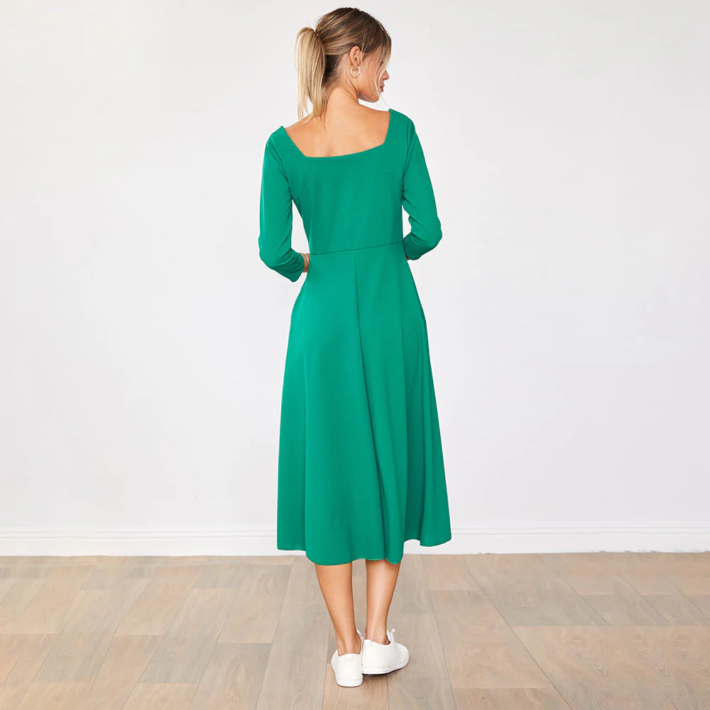 Molly Dress (Green) - Image 13