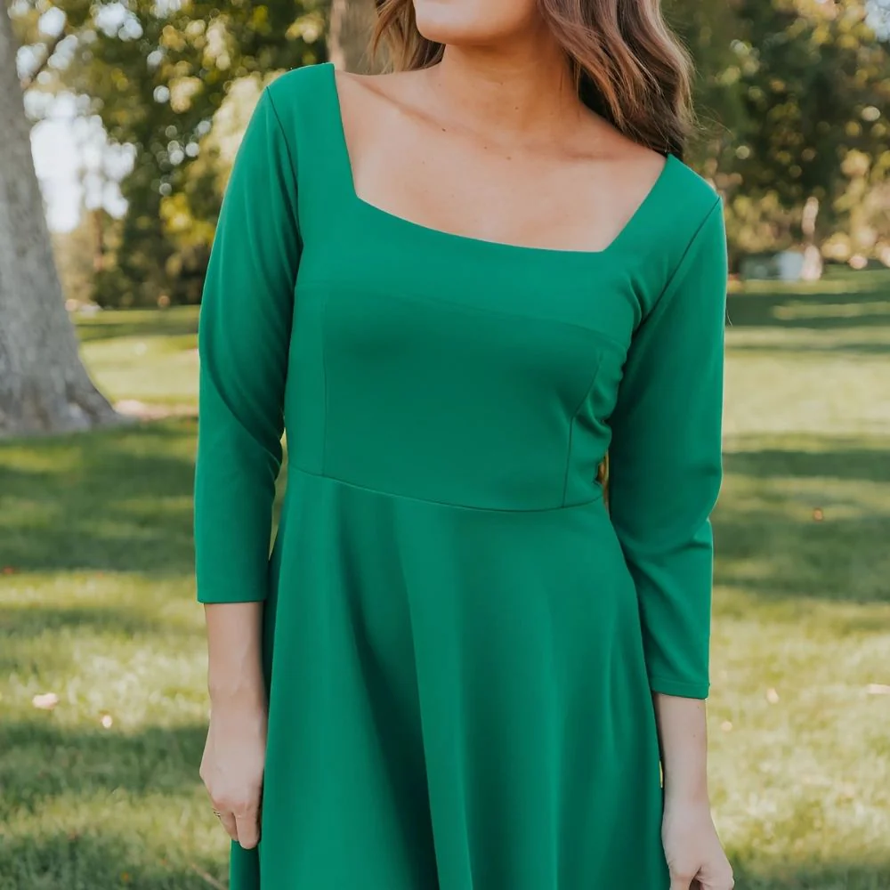 Molly Dress (Green) - Image 4