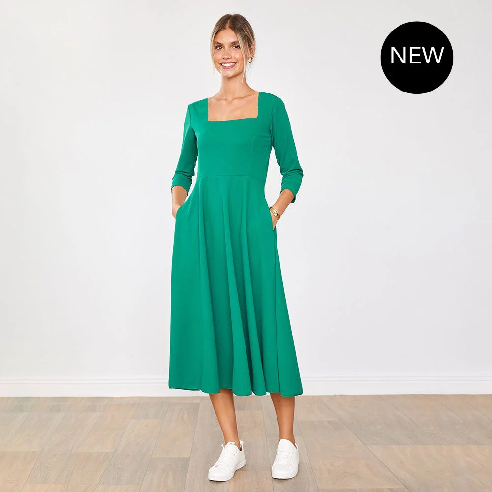 Molly Dress (Green) - Image 5