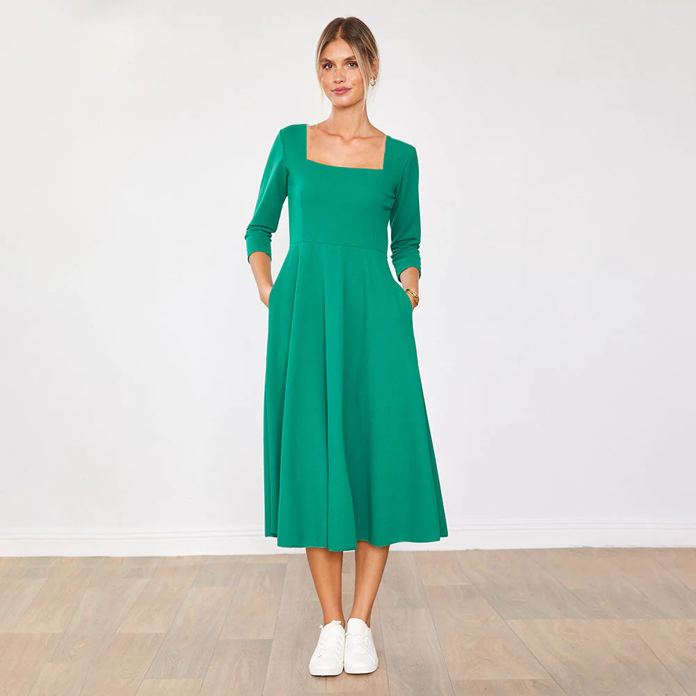 Molly Dress (Green) - Image 6