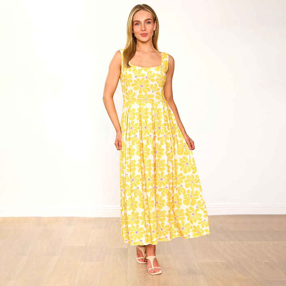 Maddie Dress (Lemon Daisy) - Image 5
