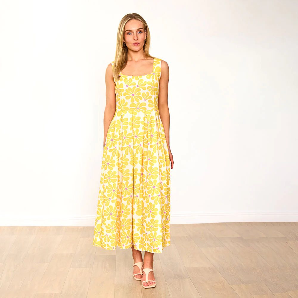 Maddie Dress (Lemon Daisy) - Image 8
