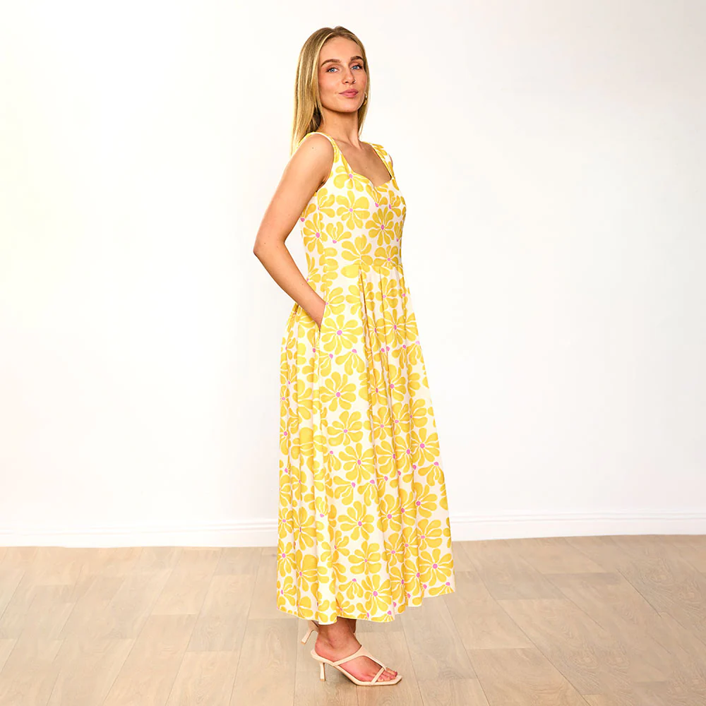 Maddie Dress (Lemon Daisy) - Image 9