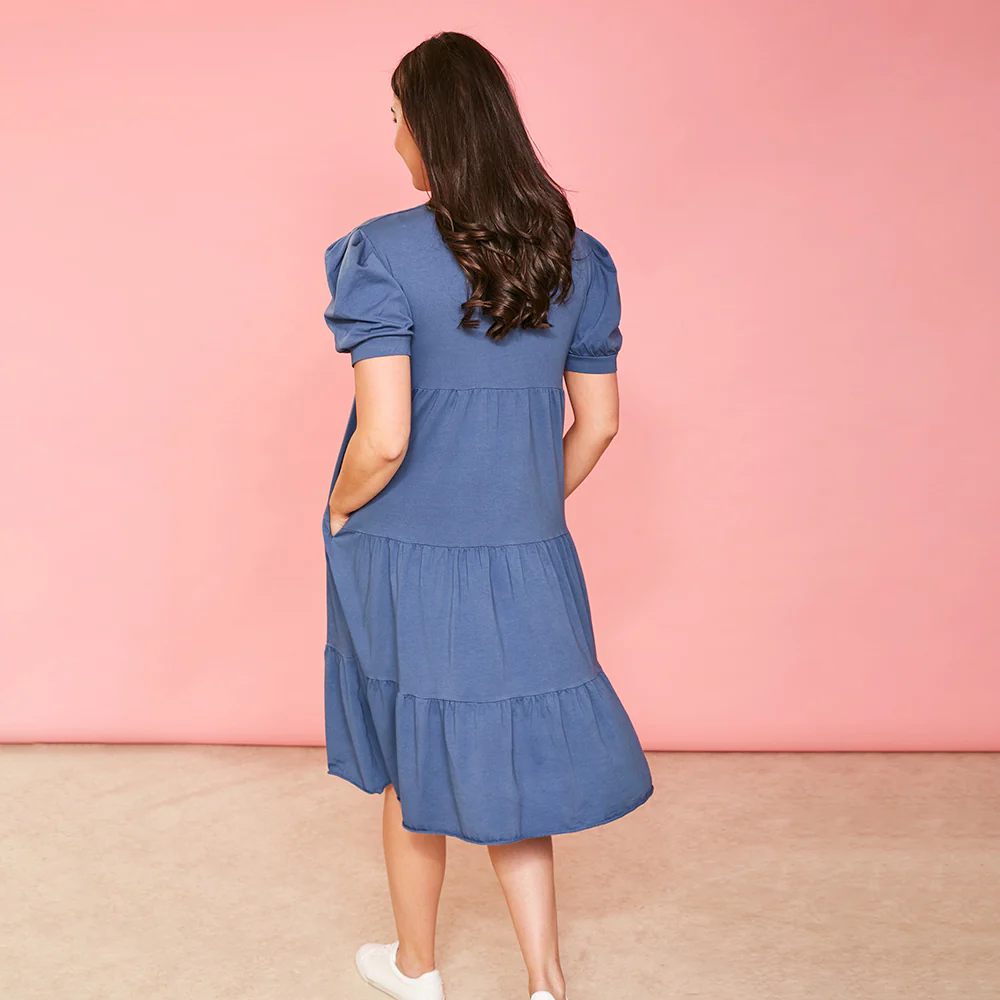 Morgan Dress (Navy) - Image 12