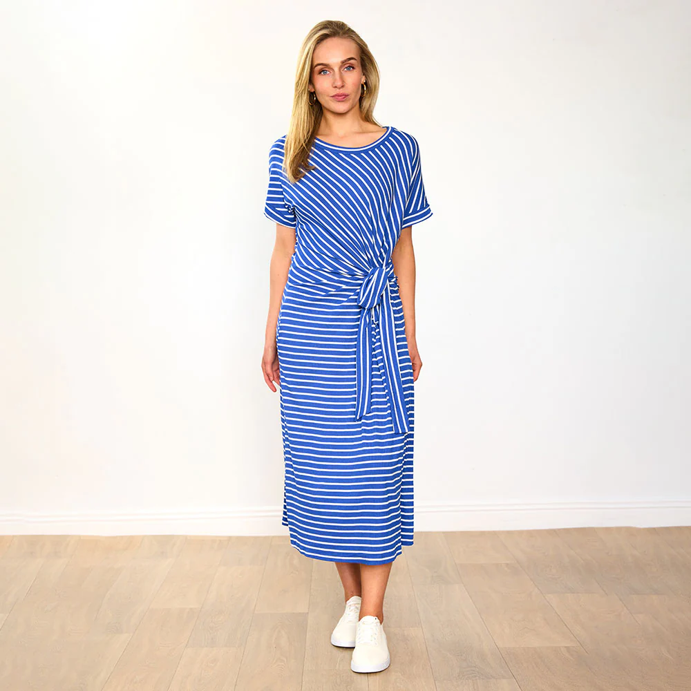 Muriel Dress  (Cobalt Stripe) & (Navy Stripe) for 84.00 - Image 10