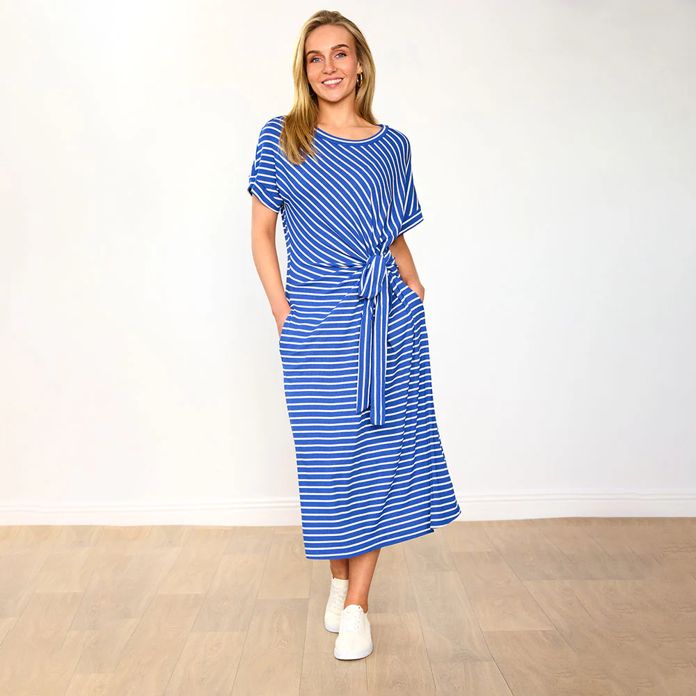 Muriel Dress  (Cobalt Stripe) & (Navy Stripe) for 84.00 - Image 2
