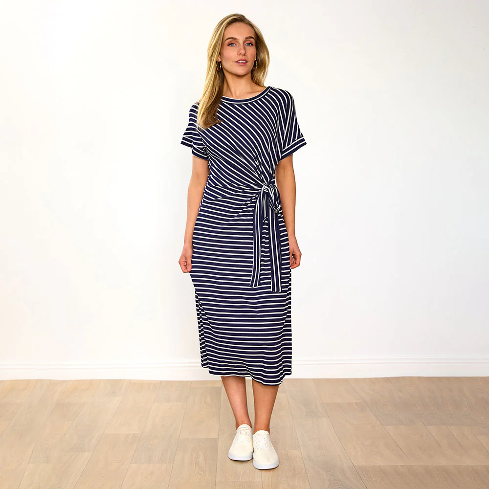 Muriel Dress  (Cobalt Stripe) & (Navy Stripe) for 84.00 - Image 5