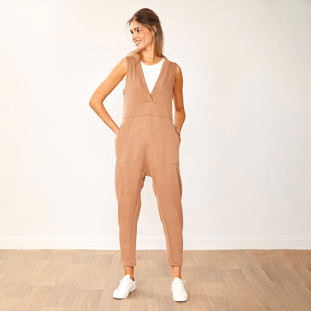 Myra Jumpsuit (Tan) - Image 5