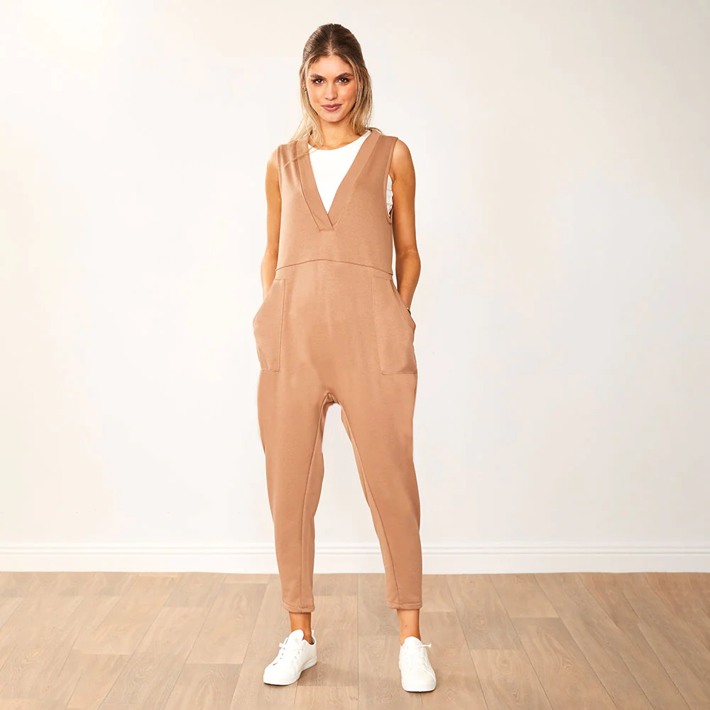 Myra Jumpsuit (Tan) - Image 7