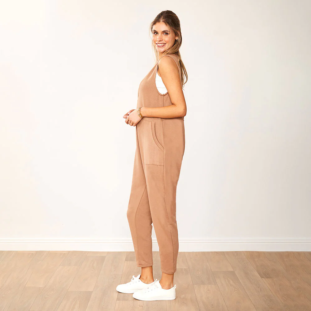 Myra Jumpsuit (Tan) - Image 8