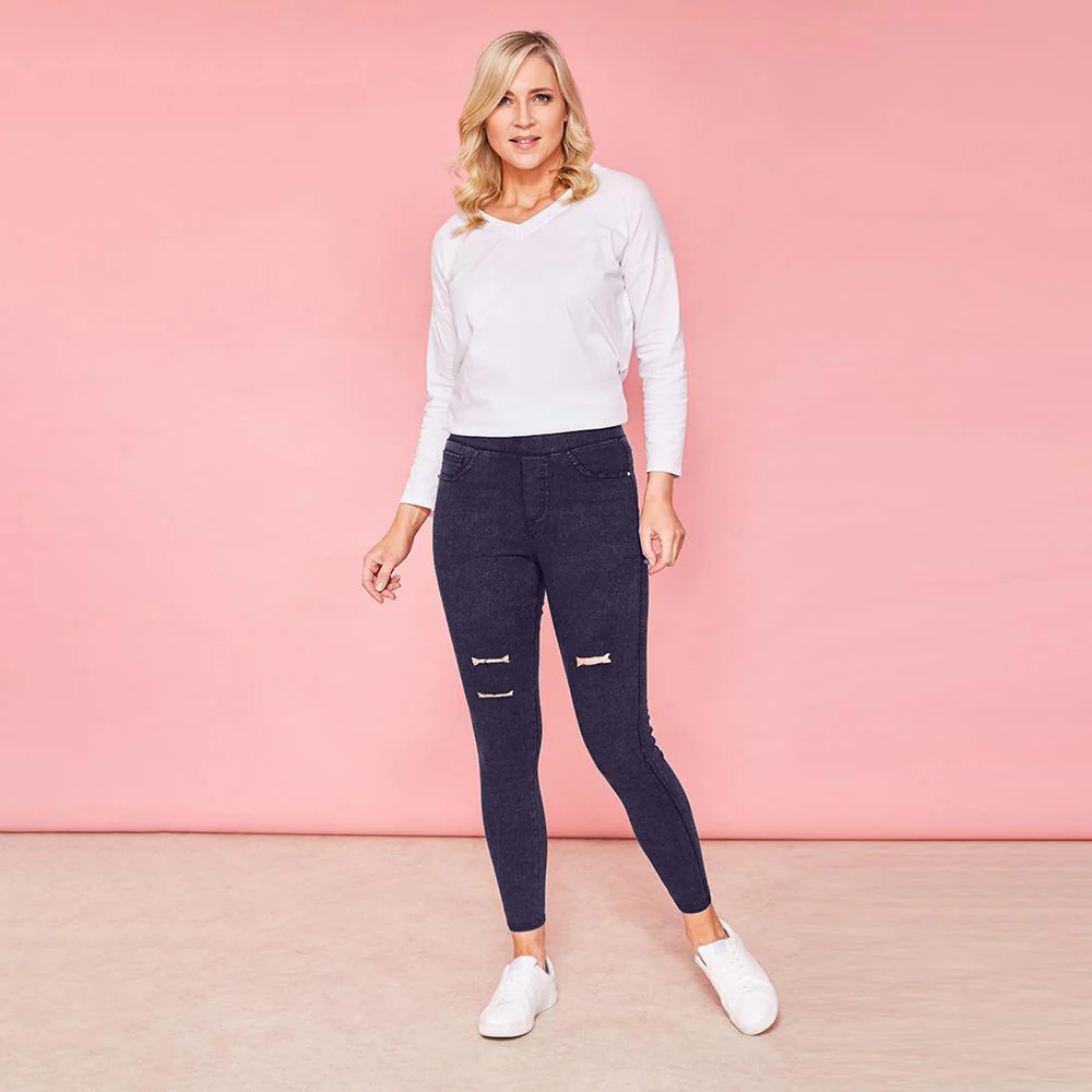 Nyla Trousers (Navy) - Image 3