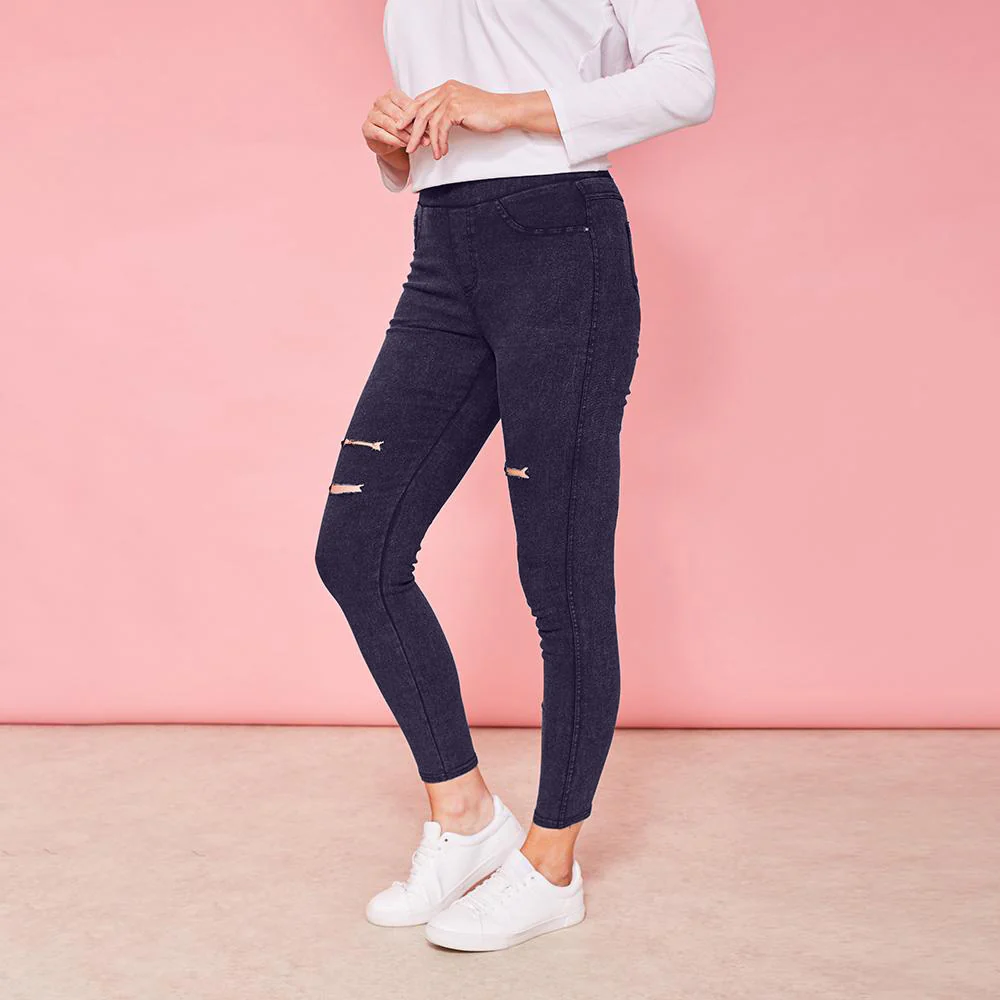 Nyla Trousers (Navy) - Image 4