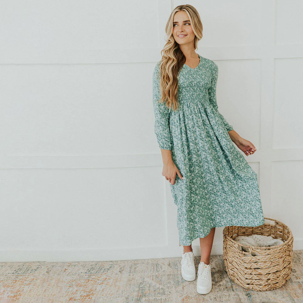Nadia Dress (Mint) - Image 2