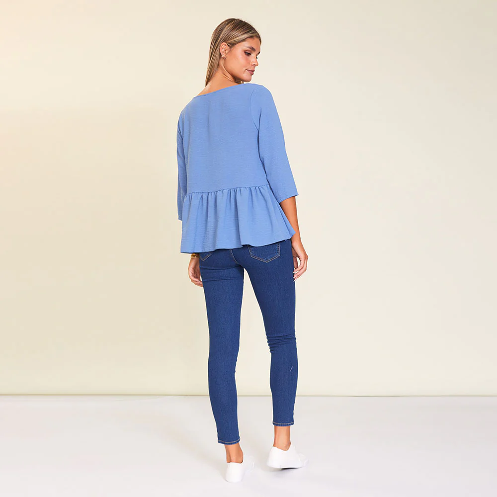 Naomi Top (Powder Blue) - Image 7