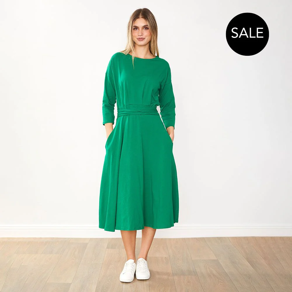 Nessa Dress (Kelly Green)