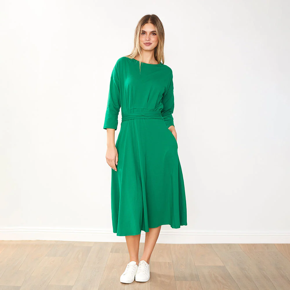Nessa Dress (Kelly Green) - Image 3