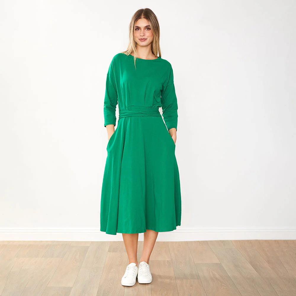 Nessa Dress (Kelly Green) - Image 6