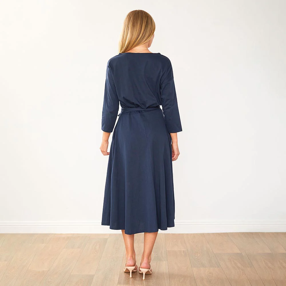 Nessa Dress (Navy) - Image 11