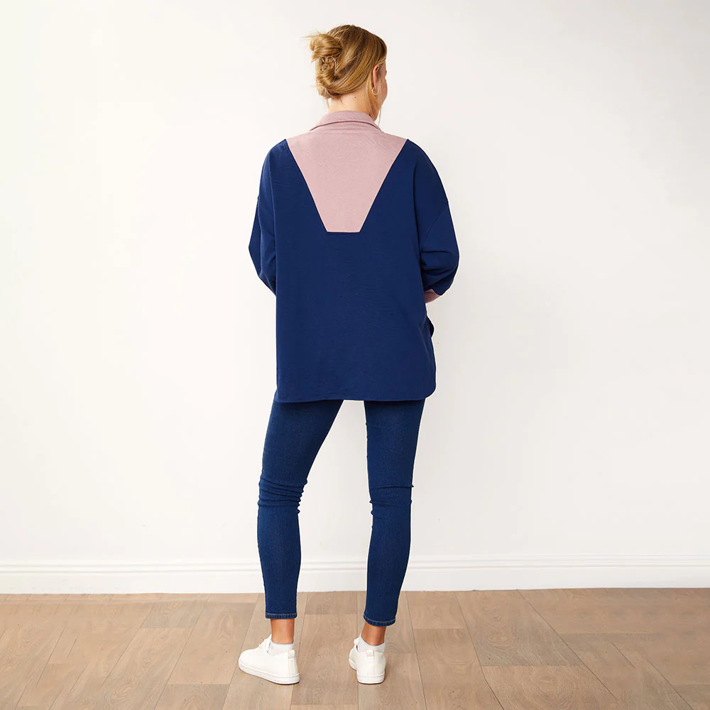 Nessa Jumper (Navy & Pink) - Image 10