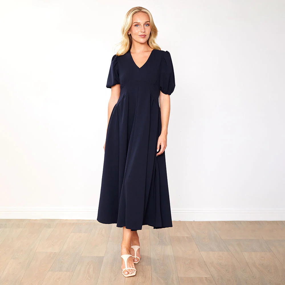 Nicole Dress (Navy) - Image 10
