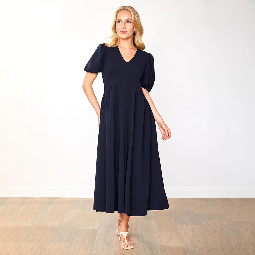Nicole Dress (Navy) - Image 12