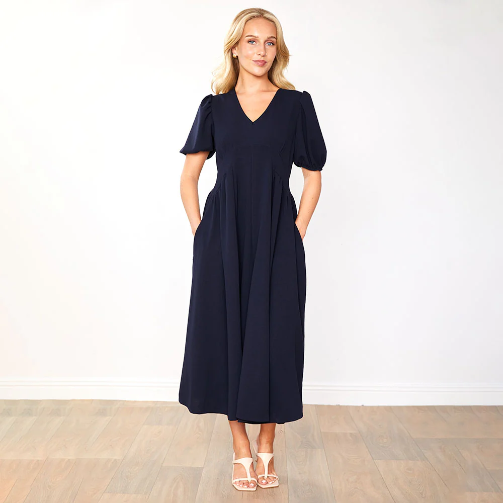 Nicole Dress (Navy) - Image 13