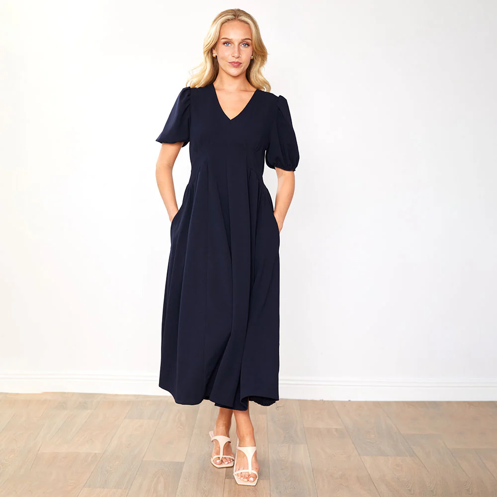 Nicole Dress (Navy) - Image 14