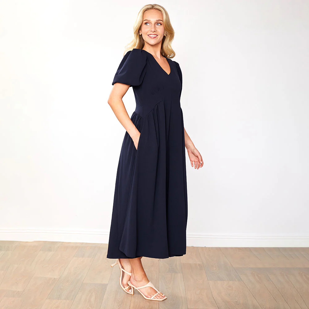 Nicole Dress (Navy) - Image 16