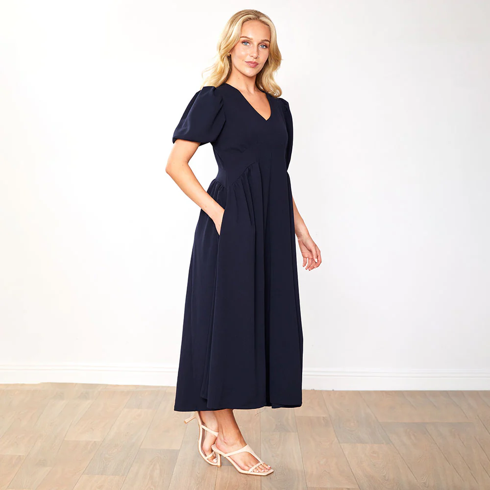 Nicole Dress (Navy) - Image 17