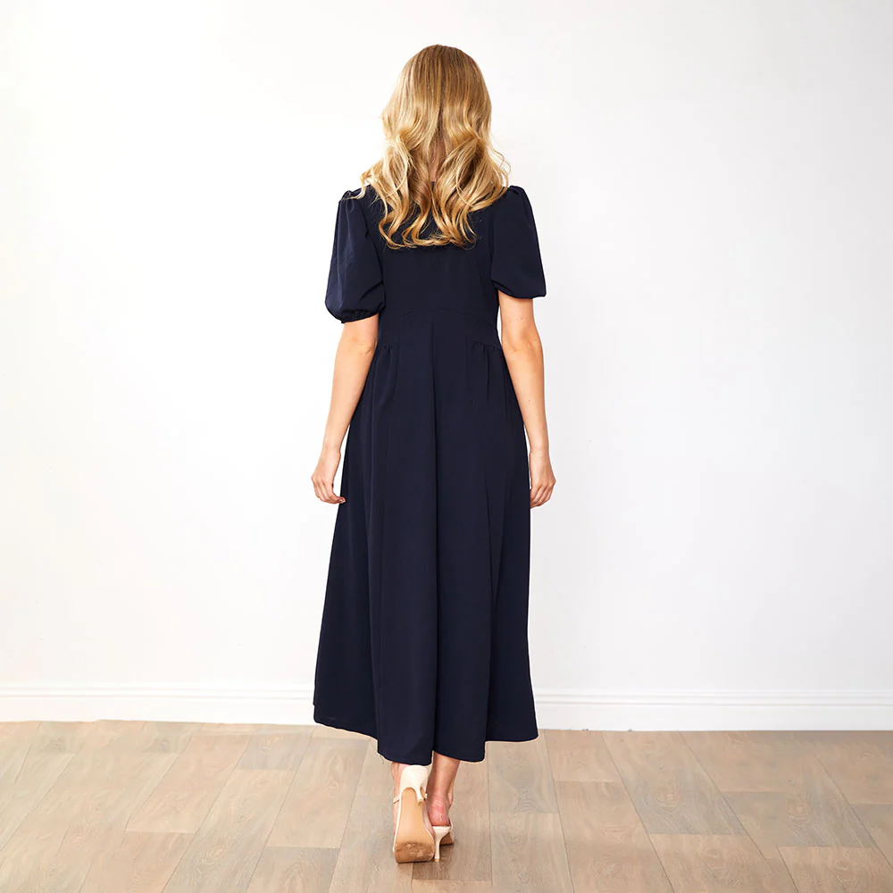 Nicole Dress (Navy) - Image 18