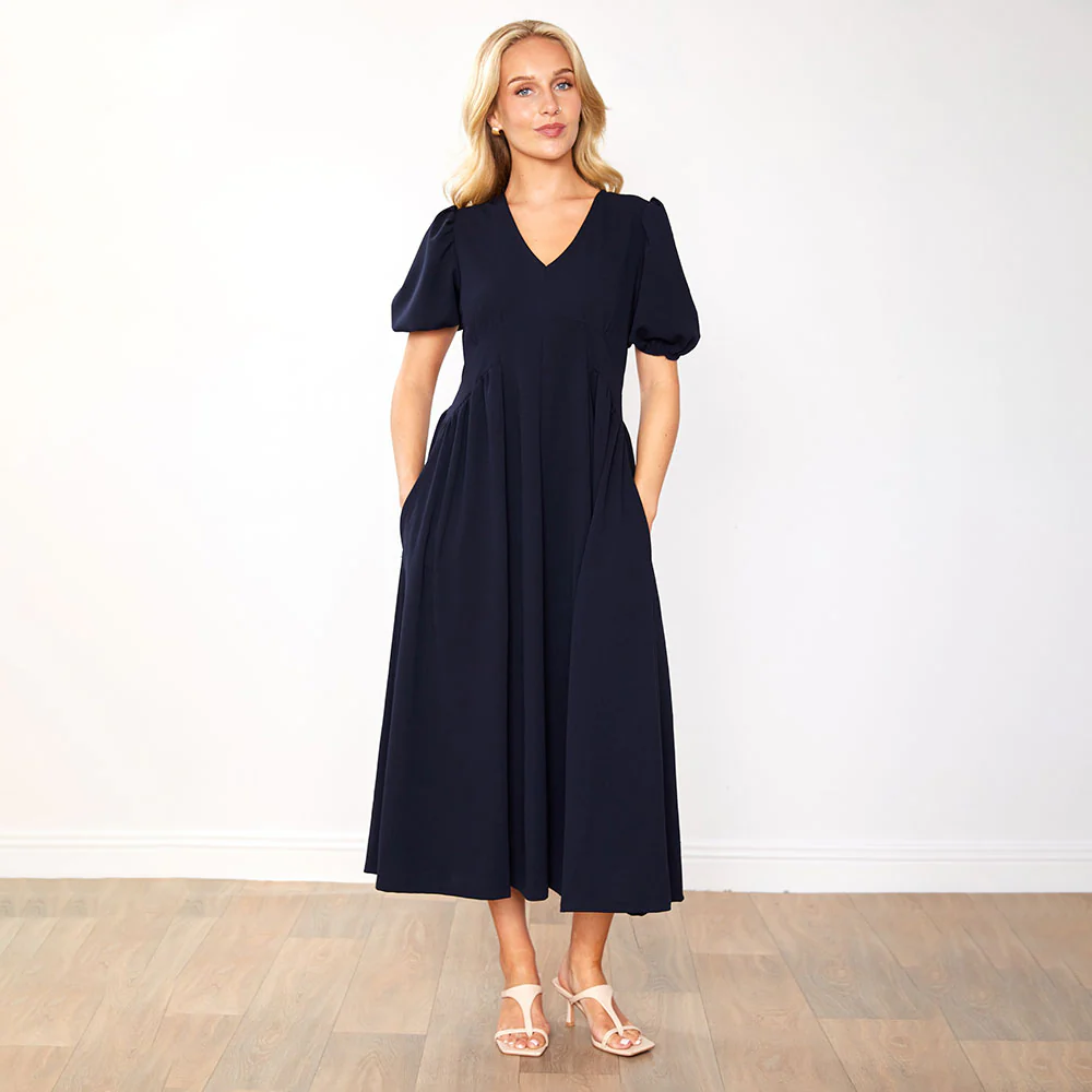 Nicole Dress (Navy) - Image 2
