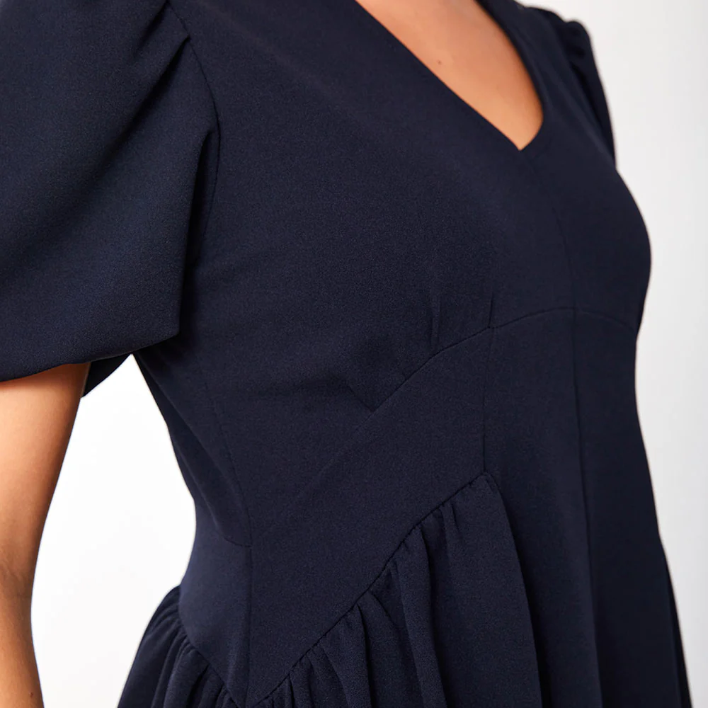 Nicole Dress (Navy) - Image 8