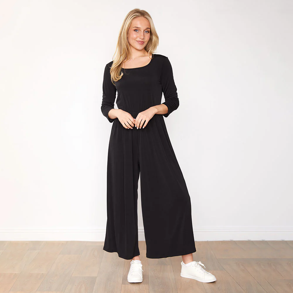 Nina Jumpsuit (Black) - Image 2