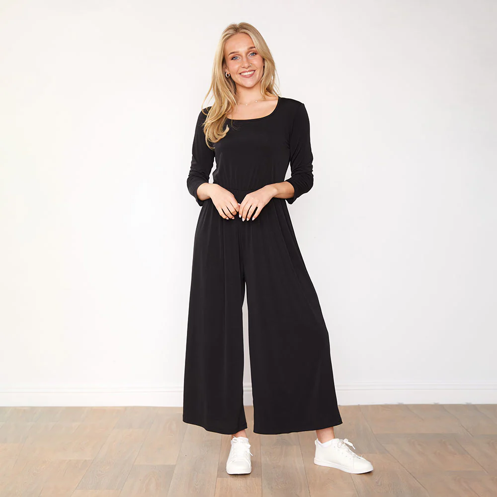 Nina Jumpsuit (Black) - Image 3