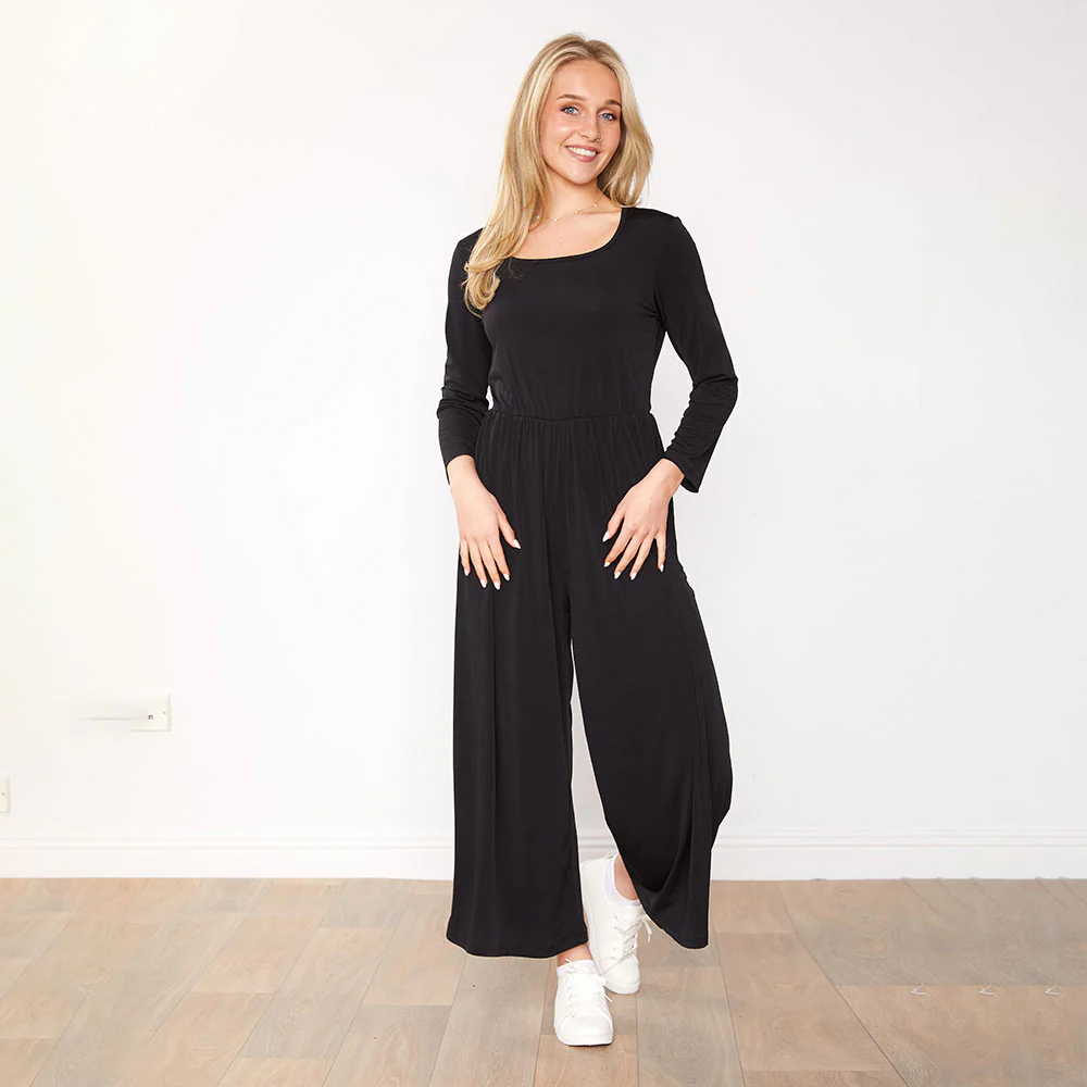Nina Jumpsuit (Black) - Image 5