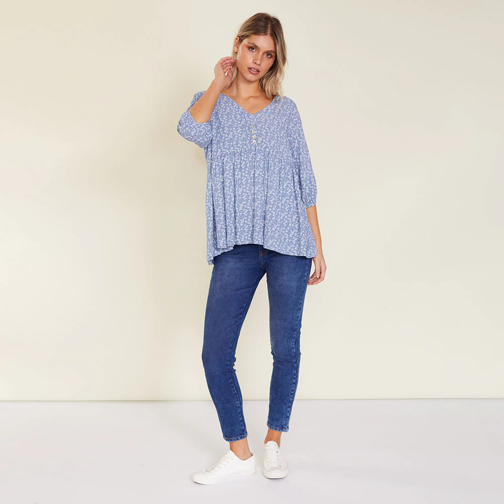 Nina Top (Light Blue)