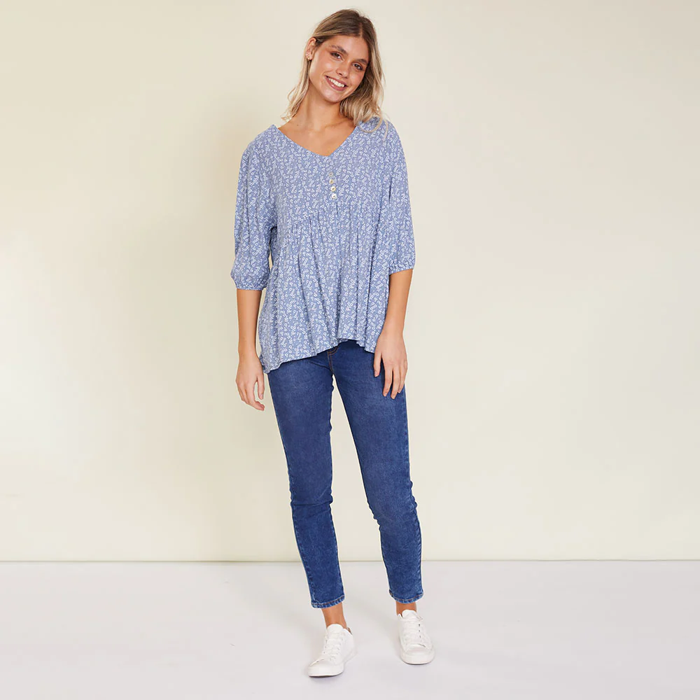 Nina Top (Light Blue) - Image 2