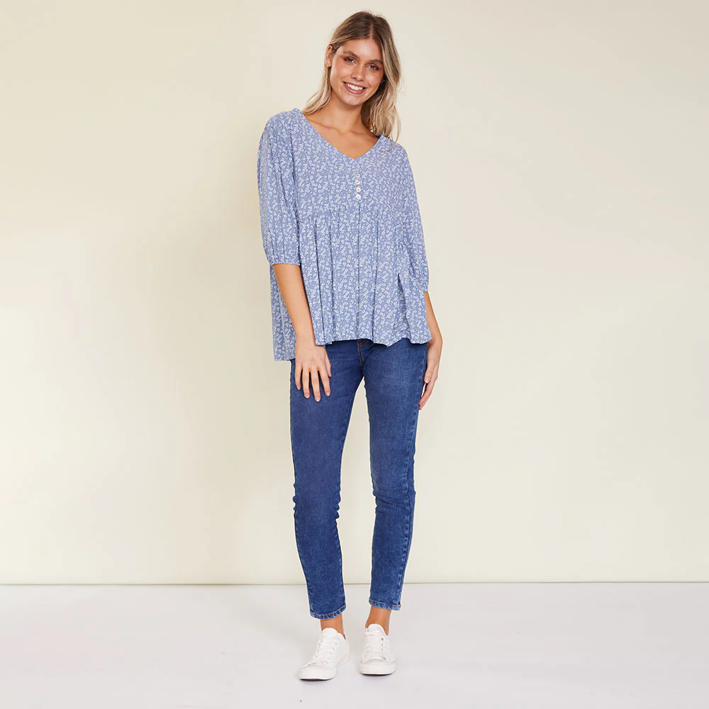Nina Top (Light Blue) - Image 3