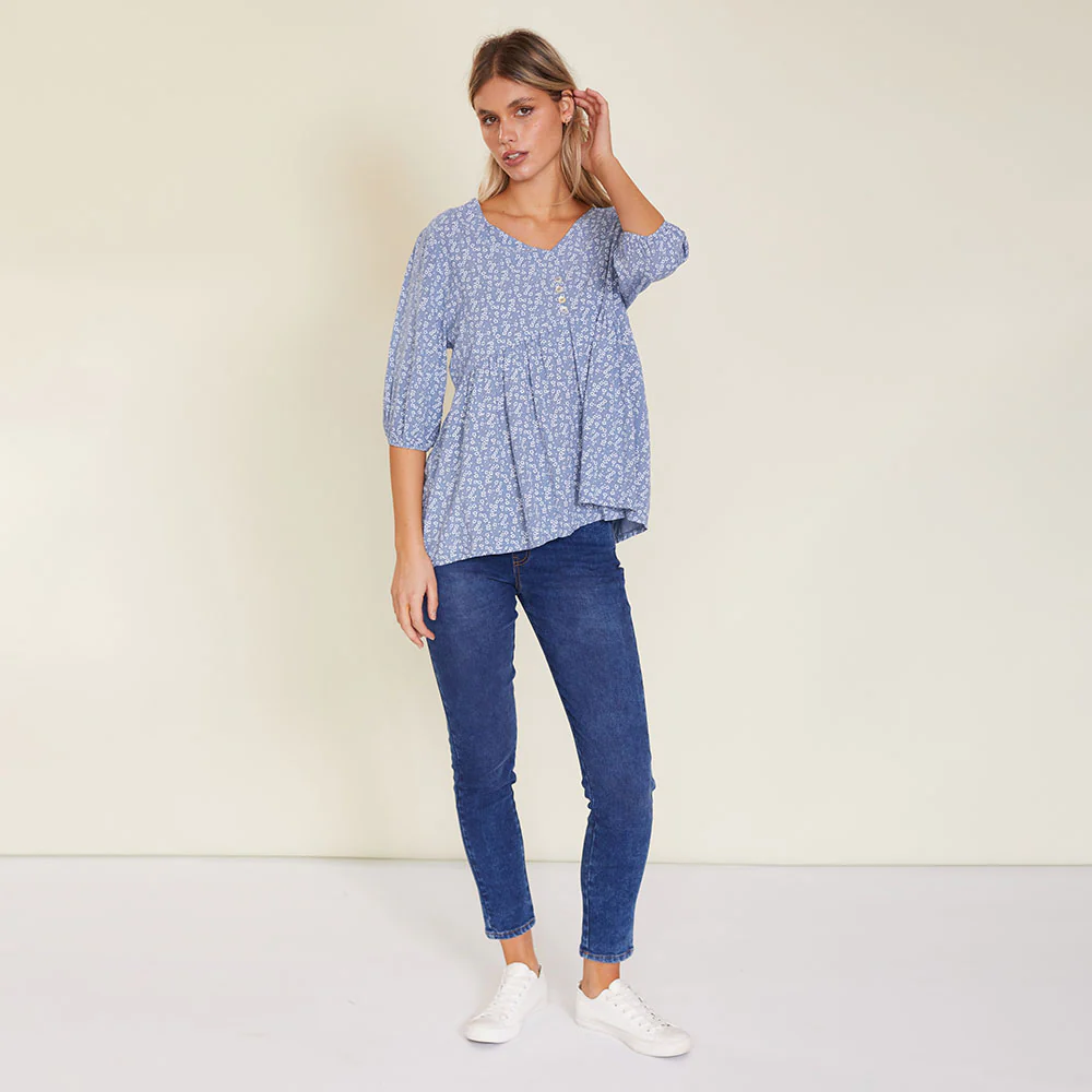 Nina Top (Light Blue) - Image 6