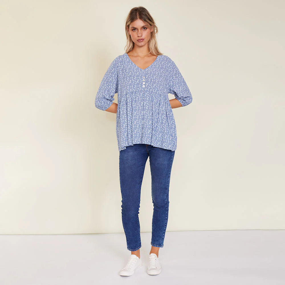 Nina Top (Light Blue) - Image 7