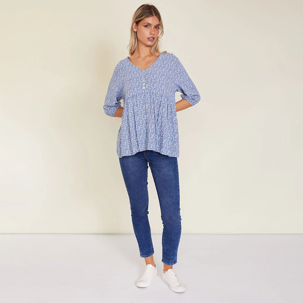 Nina Top (Light Blue) - Image 8