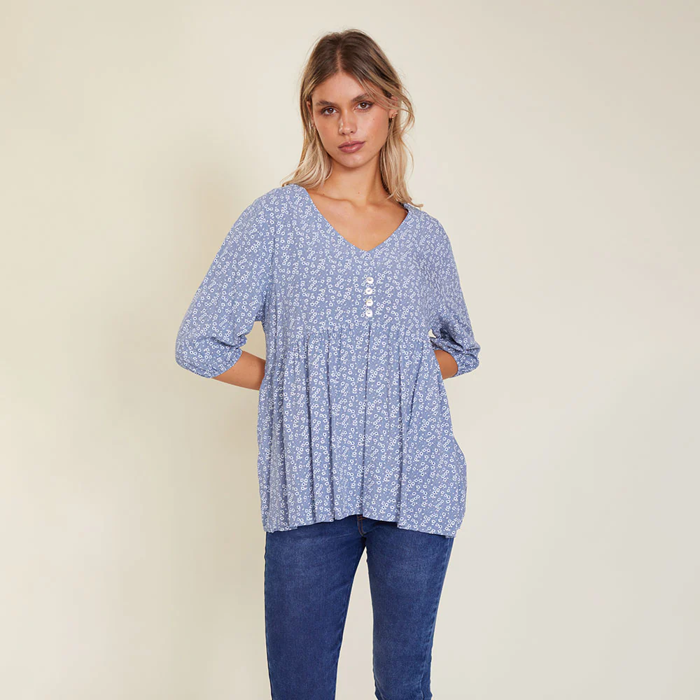 Nina Top (Light Blue) - Image 9