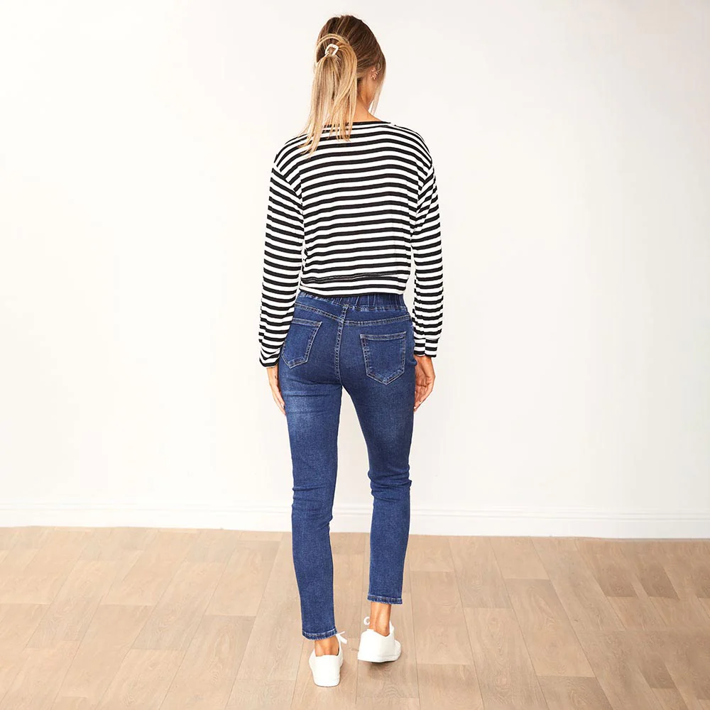 Nyla Top (Black Stripe) - Image 9