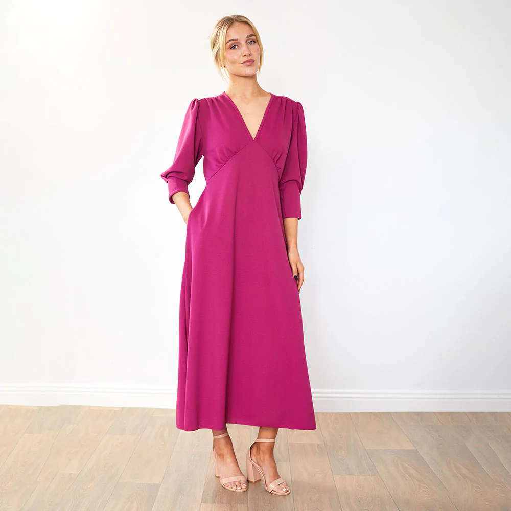 Oakley Dress (Berry) - Image 7