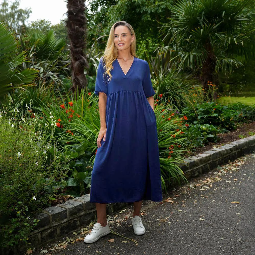 Pamela Dress (Navy) - Image 10
