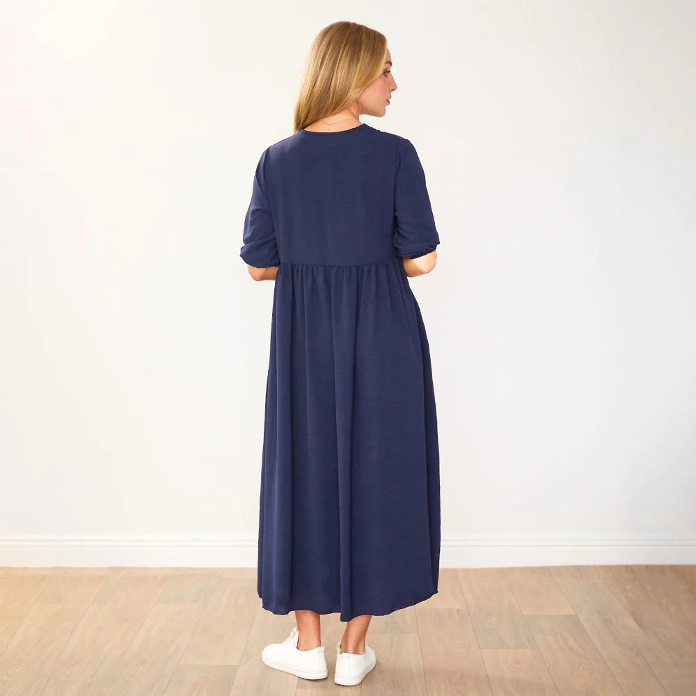 Pamela Dress (Navy) - Image 12