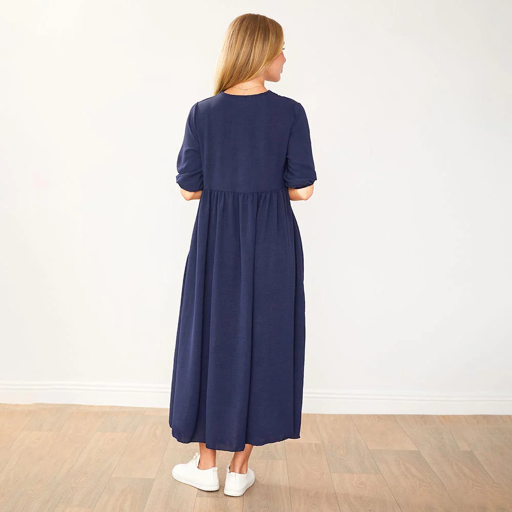 Pamela Dress (Navy) - Image 13
