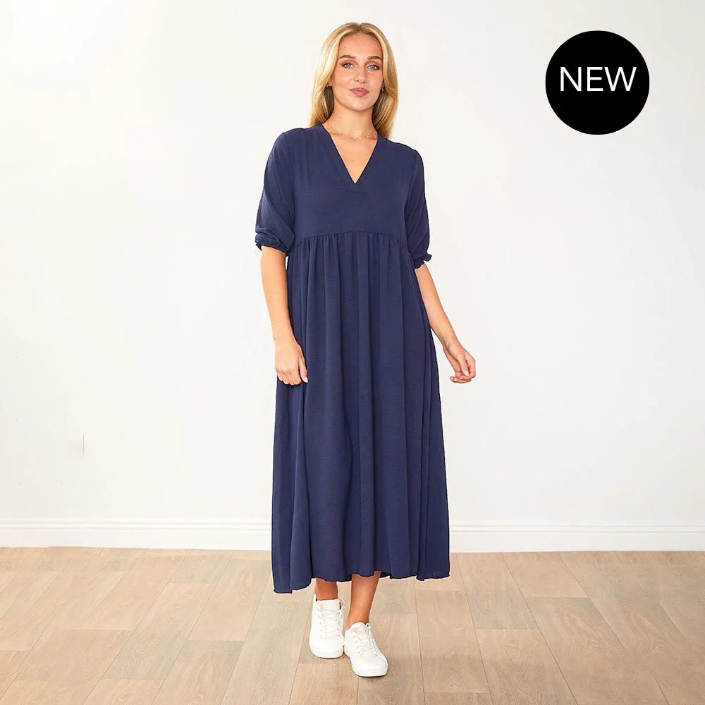 Pamela Dress (Navy) - Image 14